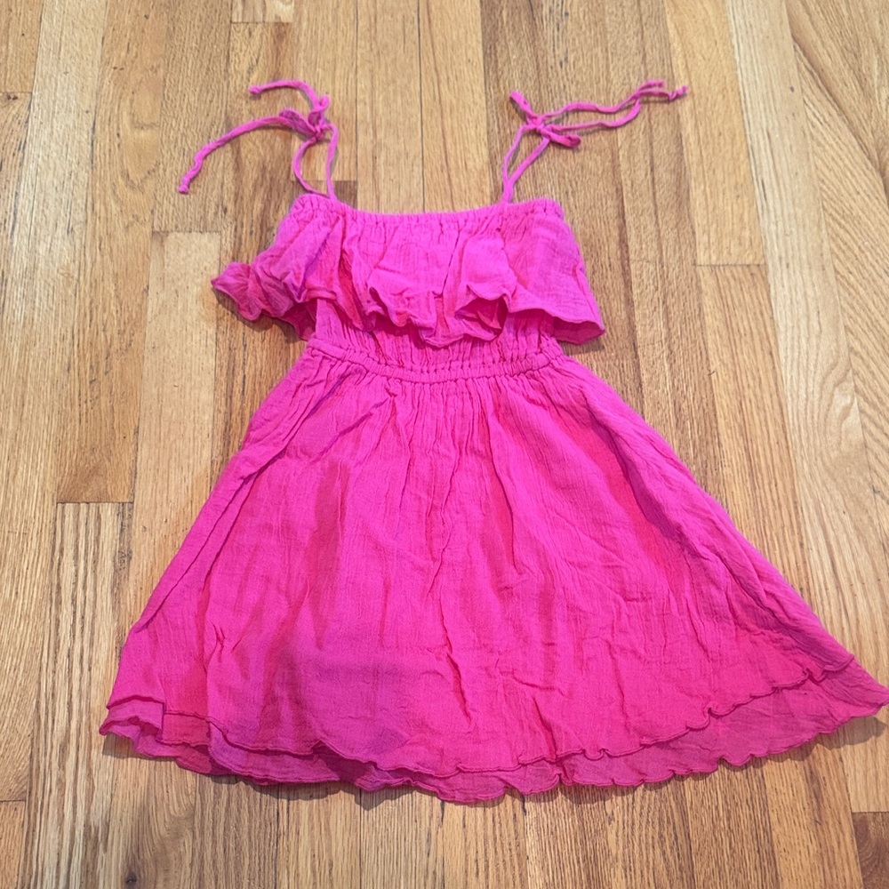 Eberjey Kids Pink Ruffled Sundress Size 10